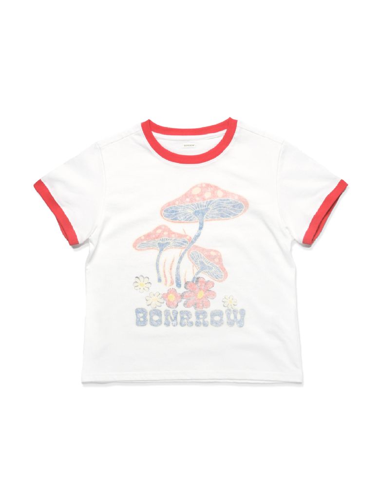 Crop Mushroom Tee