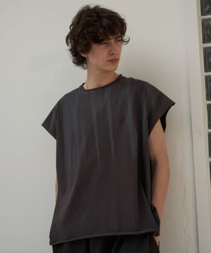 페인팅 나시(챠콜)