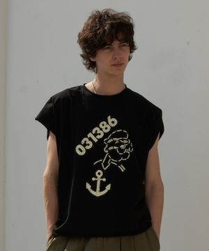 뽀빠이 나시(블랙)