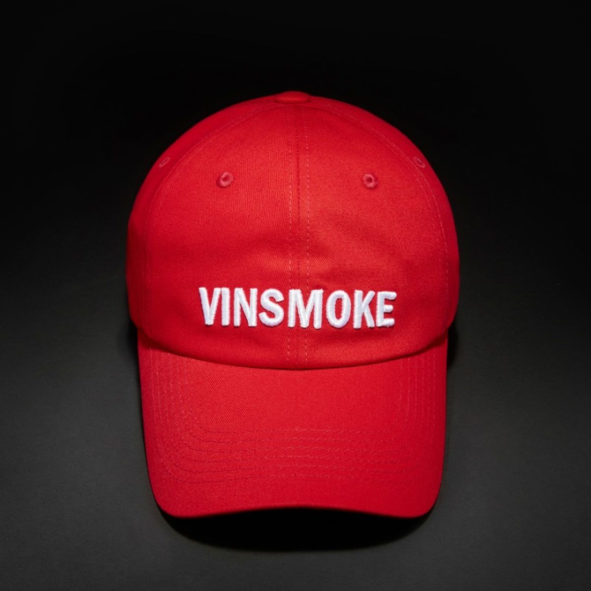 빈스모크(VINSMOKE) Wordmark Ball cap [Red]