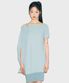D07.00 Unbalanced boat neck short-sleeved Dress _ Mint