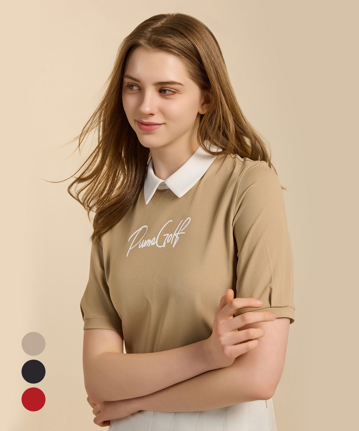 푸마 골프(PUMA GOLF) 여름 반팔 카라티셔츠 여성 3color