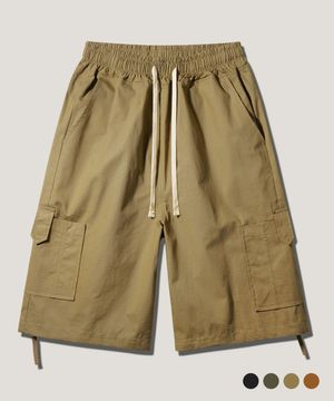 플란트 립스탑 카고팬츠 베이지 ISSP4713