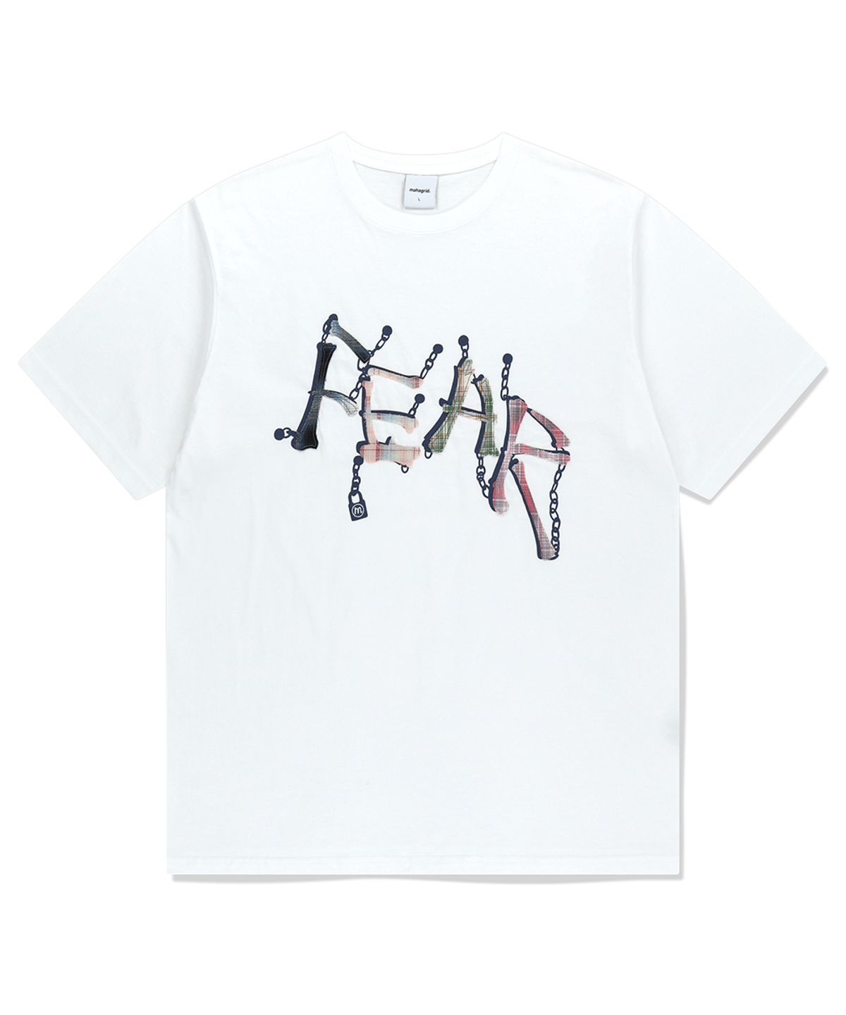 마하그리드(MAHAGRID) BONES N CHAIN TEE WHITE(MG2FMMT547A)