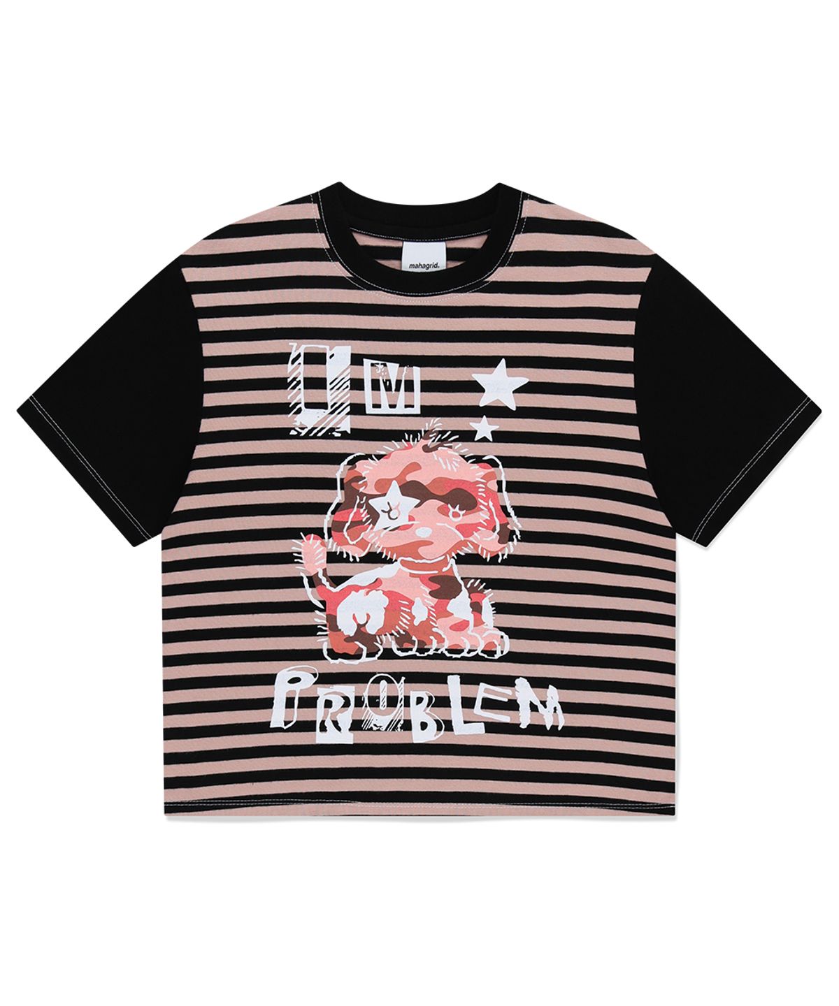 마하그리드(MAHAGRID) PROBLEM DOG TEE PINK(MG2FMFT517A)