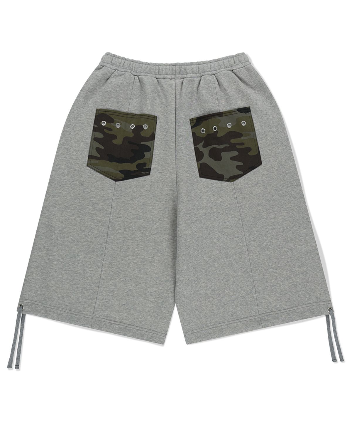 마하그리드(MAHAGRID) BERMUDA CAMO POCKET SWEATSHORT GREY(MG2FMMPA05A)
