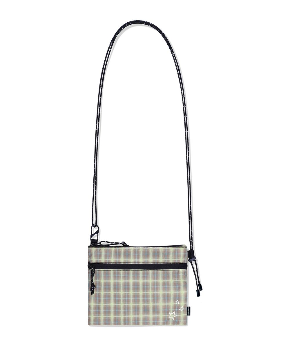 【mahagrid】25SS★ CHECK SACOCHE BAG MUSINSA | MAHAGRID CHECK SACOCHE BAG BEIGE(MG2FMMAB55A)