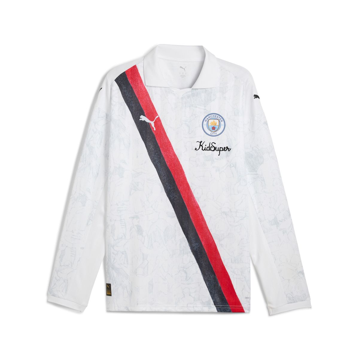 푸마(PUMA) 키드슈퍼 MCFC LS 레트로 셔츠 KIDSUPER MCFC LS Retro Shirt (60685007)