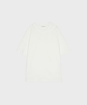 DOUBLE NECK T-SHIRTS WHITE