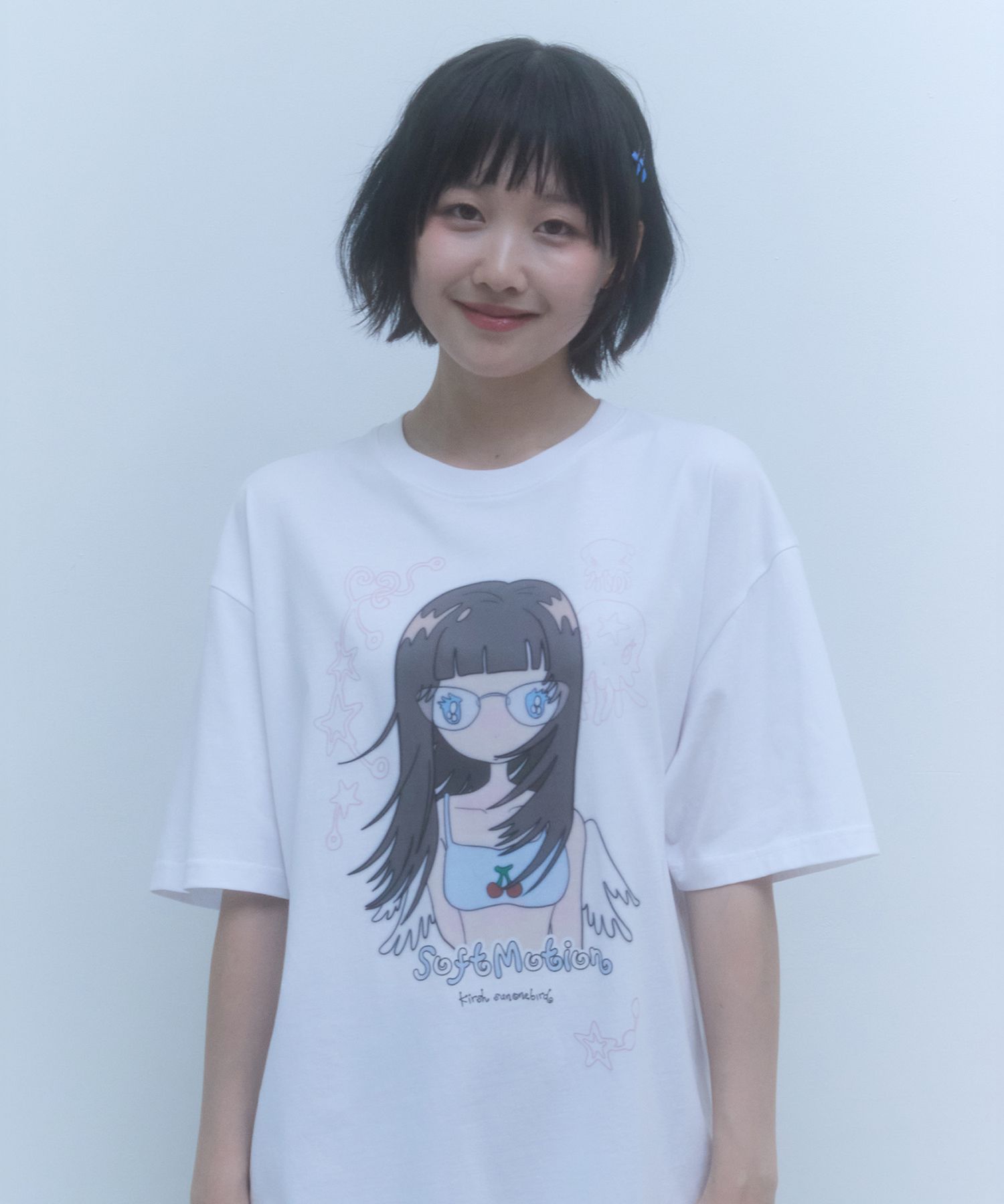 Tシャツ・カットソー [KIRSH X SUNONEBIRD2] ANGEL GIRL LOOSE FIT T-SHIRT MUSINSA公式 | KIRSH Kirsh x Sunwon Bird Angel Girl Loose Fit