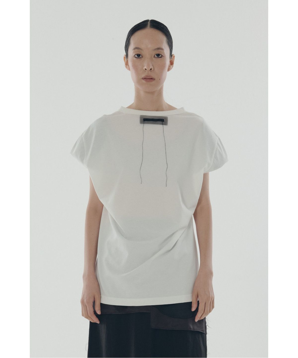 래코드(RECODE) Adjusted Backward T-shirts_RQTAM25519WHX