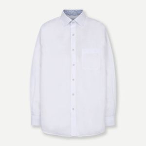 레귤러핏 모달폴리 슬럽 셔츠 화이트 YJESUR515WH