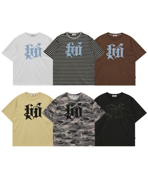 [최겨울pick] HD 데님 아플리케 반팔티셔츠 6 COLOR