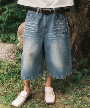 버뮤다 데님 쇼츠 (블루)