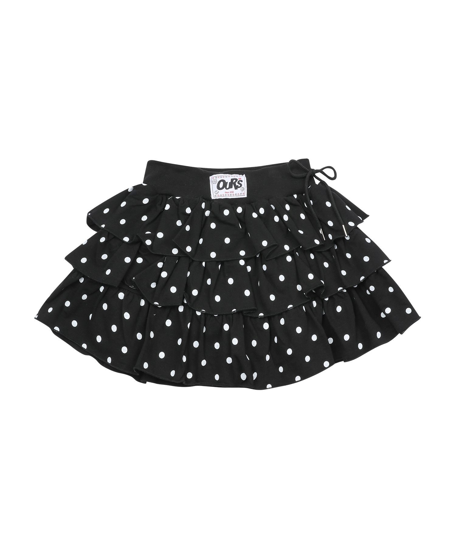 페르フリルミニスカート　misekiseoul blackup musinsa 페르フリルミニスカート misekiseoul blackup musinsa 2段レース