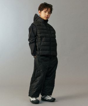 [시티 레저] 하이넥 라이트 패딩 베스트 [블랙]