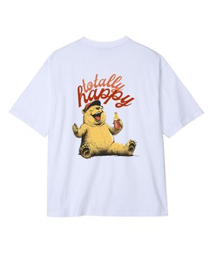 OHPxGOODD b해피베어 세미오버 반팔티