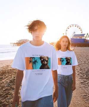 OHPxGOODD 산타모니카 세미오버 반팔티