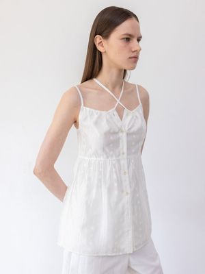 Lace Sleeveless Blouse SW5MB279-03