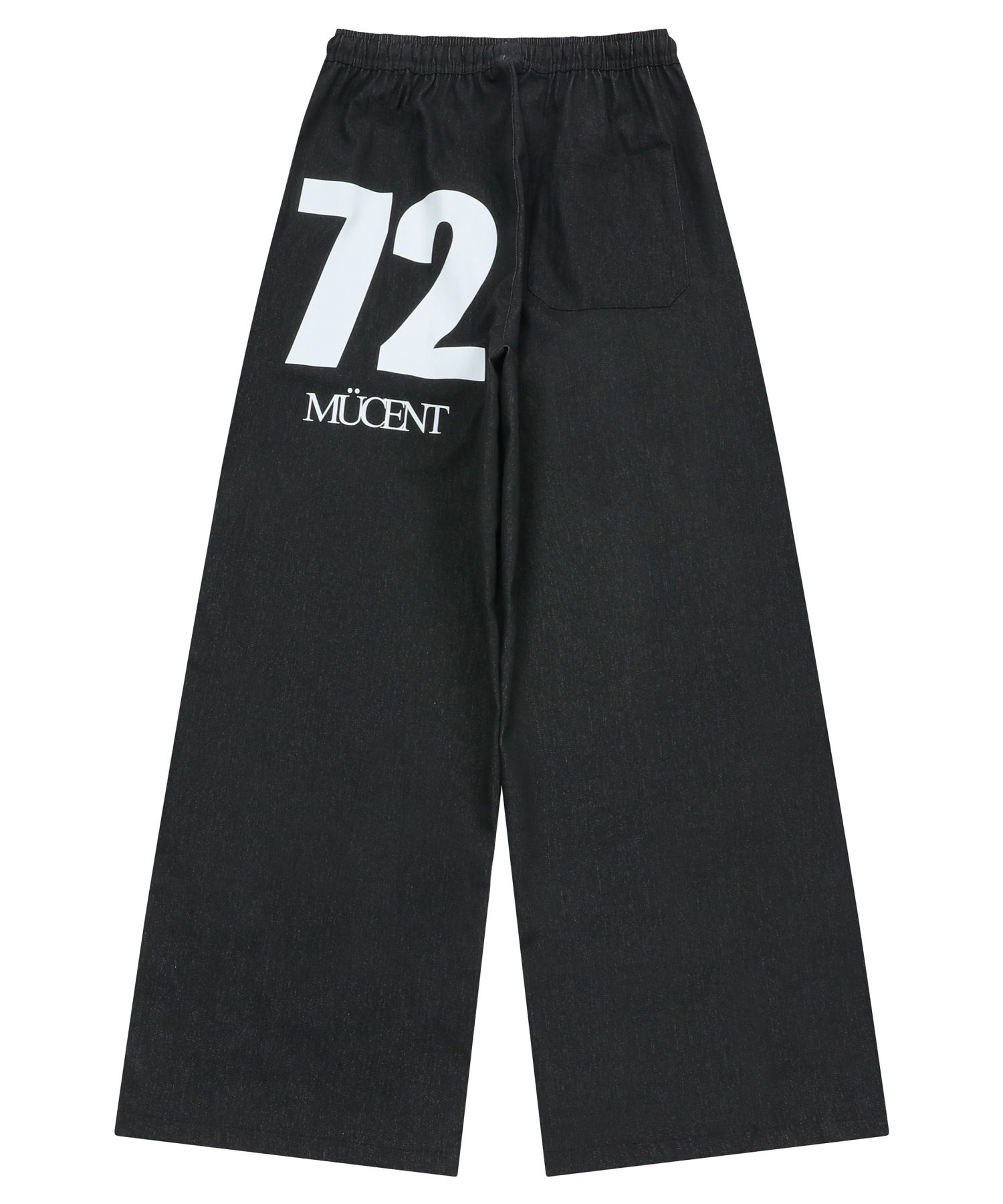 ★MUCENT★ Signature Bag 72 Lettering Wide Denim Pants Unise MUSINSA | MUCENT Signature Bag 72 Lettering Wide Denim