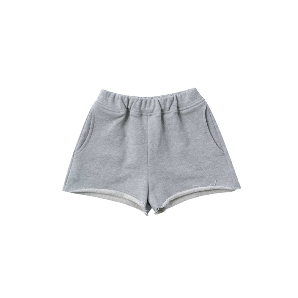 라메종드도도(LA MAISON DE DODO) DODO BASIC Simpler Sweatpants for Girls ( Melange Grey )_ 여아용 여름 반바지