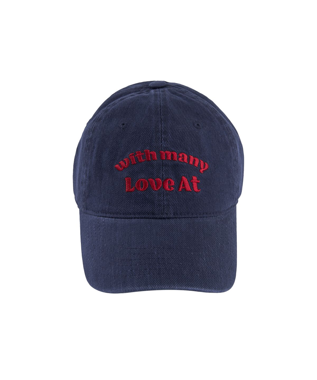라츠유(LOTSYOU) lotsyou_With Many Love Ball Cap Navy