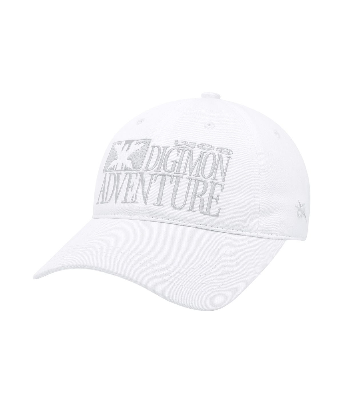 오드스튜디오(ODDSTUDIO) [디지몬 어드벤처] Embroidery Ballcap - WHITE