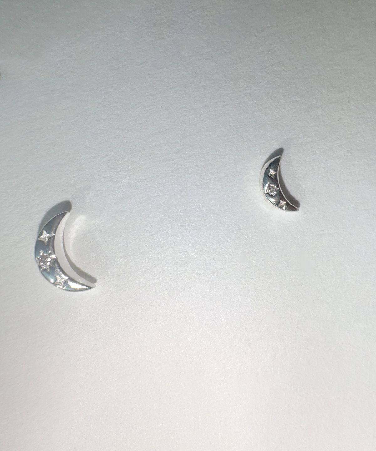 포스트루드(POSTLUDE) [SILVER] MOON STAR SET PIERCING (2 SIZE)