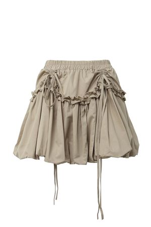 25 S/S 리본 레이스 벌룬 스커트