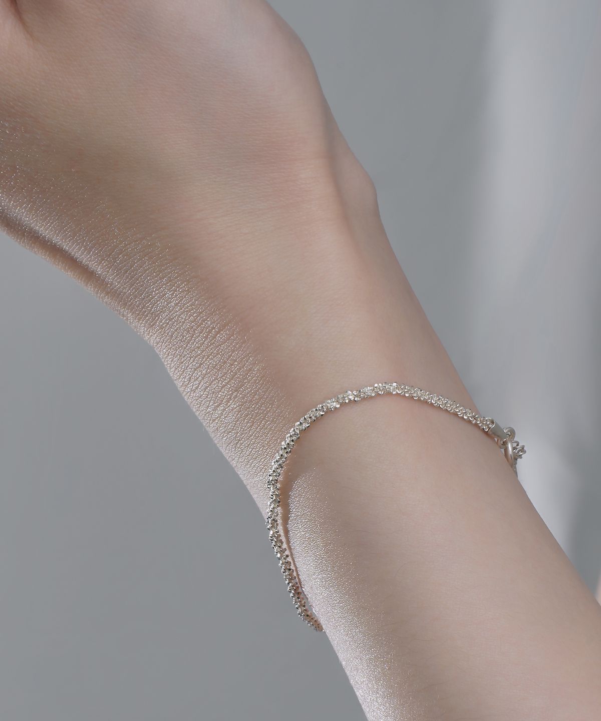 포스트루드(POSTLUDE) [SILVER] SOFT SHINE CHAIN BRACELET (BOLD)