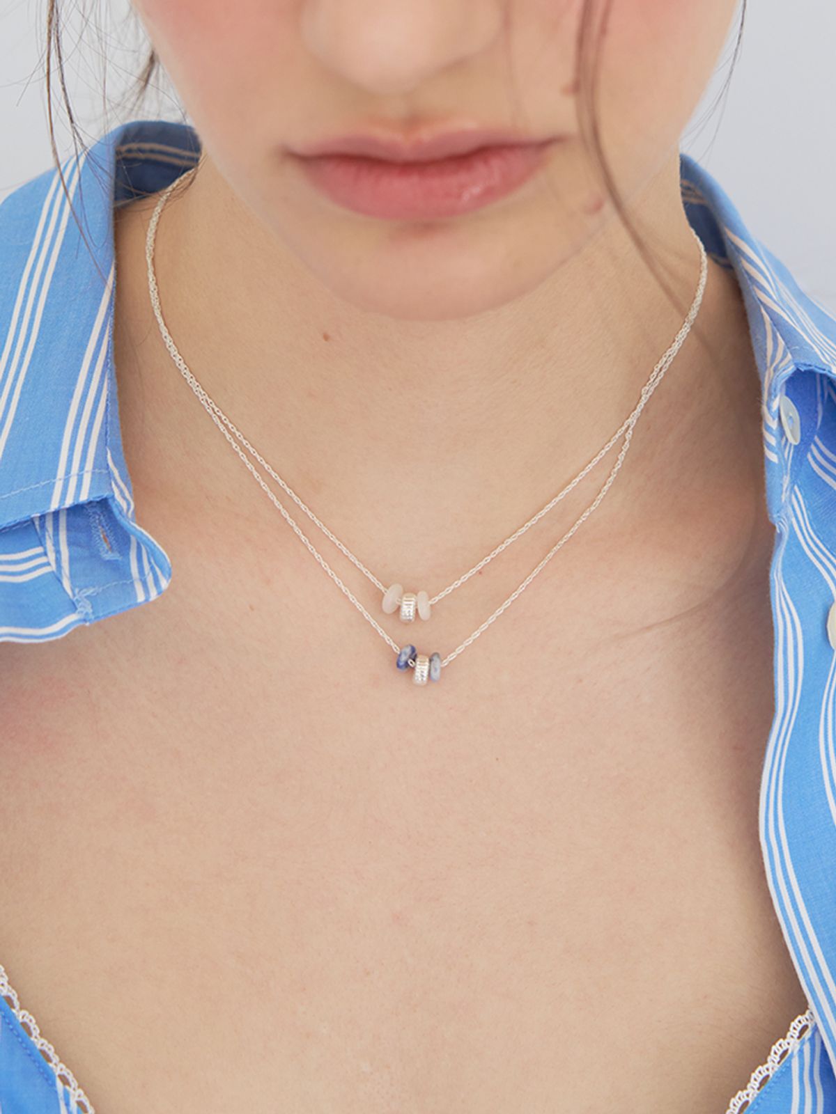 스틸 인스턴트(STILL INSTANT) Triple Tide Necklace