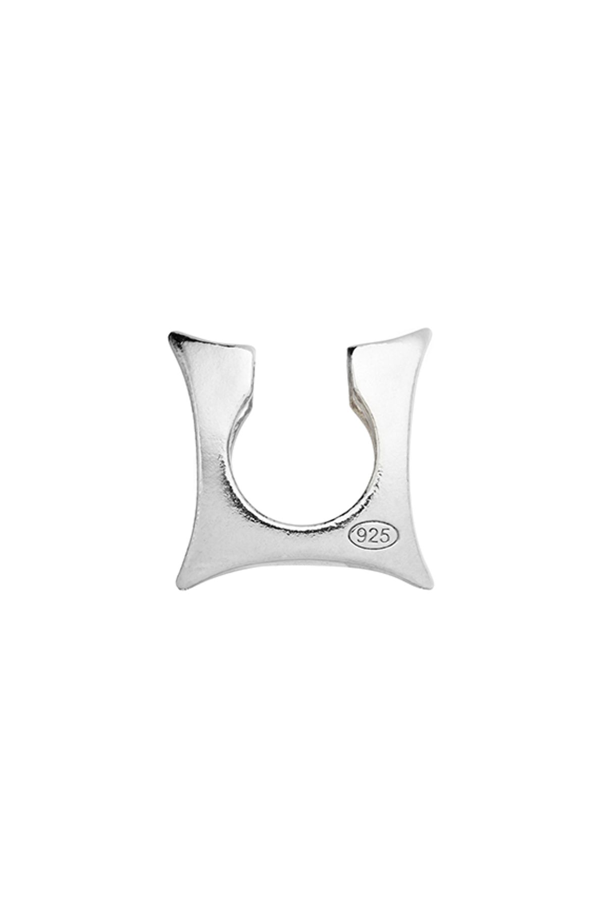 피코먼트(PICOMENT) Silver Square Earcuff