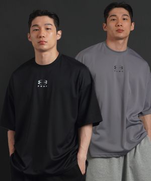 [2PACK] 슈퍼 오버핏 에어 로고 숏 슬리브 (3COLOR)