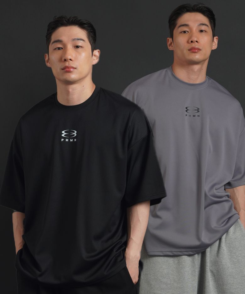 [2PACK] 슈퍼 오버핏 에어 로고 숏 슬리브 (3COLOR)
