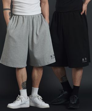 [2PACK] 오버핏 와이드 버뮤다 쇼츠 (3COLOR)