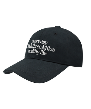 남녀공용 바이오 워싱 쓰리마일즈 볼캡 네이비