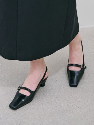 BPS25012 나인티 슬링백 / 2COLORS