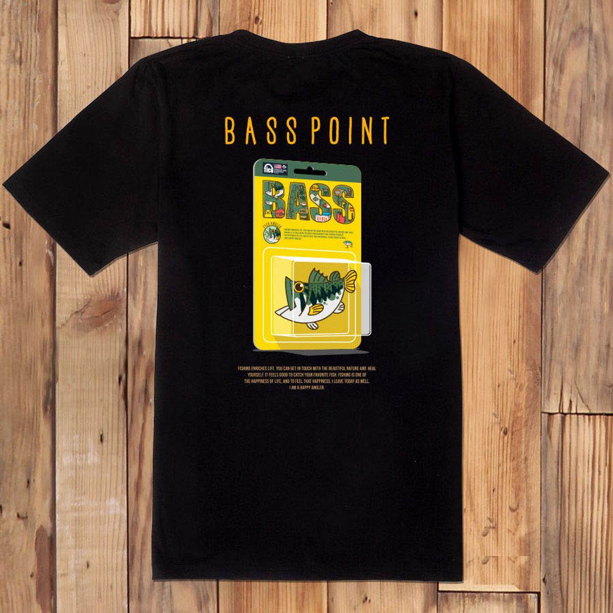 돌돌(DOLDOL) FICO_tshirts-321 큰입 배스 피코앵글러 낚시 브랜드 디자인 티셔츠 반팔티