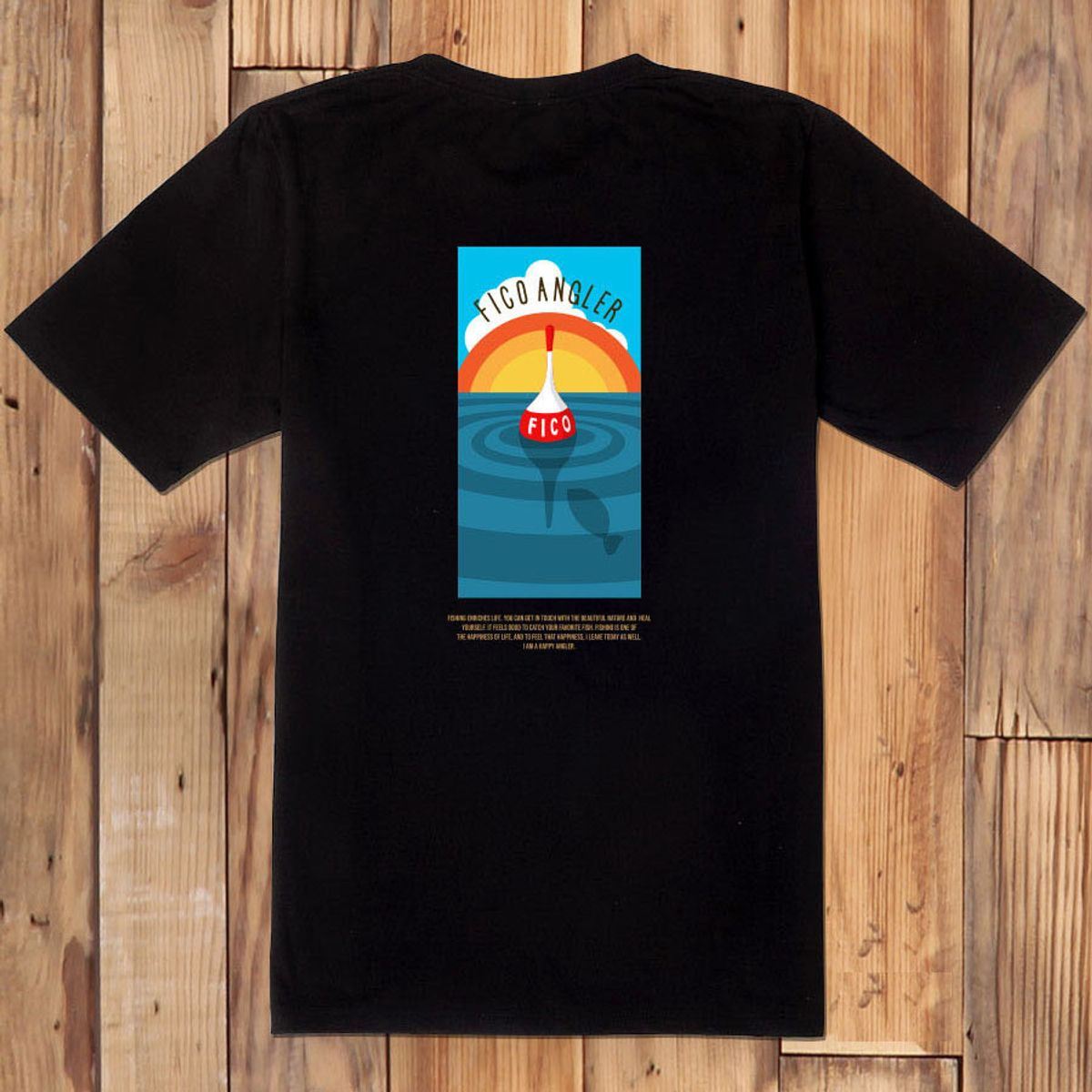 돌돌(DOLDOL) FICO_tshirts-322 큰입 배스 피코앵글러 낚시 브랜드 디자인 티셔츠 반팔티