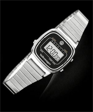 레트로 디지탈 여성용 블랙