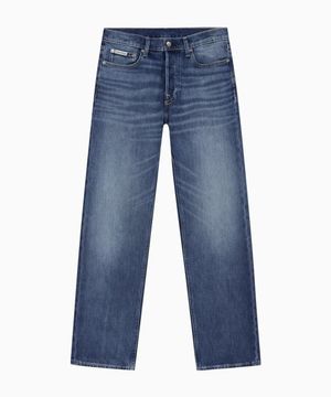 슬림 스트레이트핏 미드블루 스트레치 데님 4RB902G R81