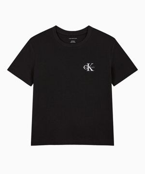 여성 레귤러핏 스몰 모노그램 로고 반팔 티셔츠 47AB801 UB1