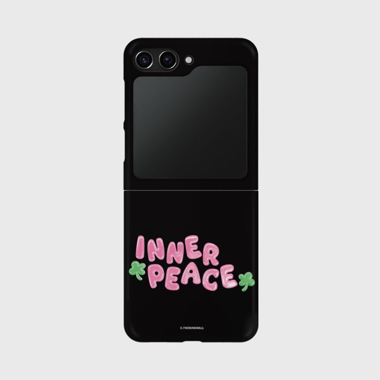 inner peace lettering Z플립 하드케이스