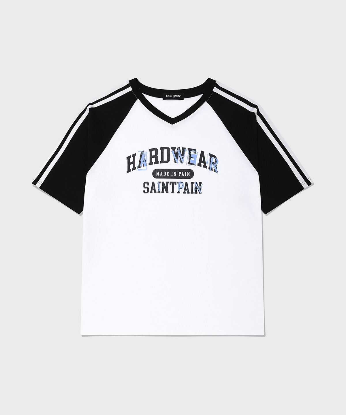 세인트페인(SAINTPAIN) SP 하드웨어 래글런 반팔티 화이트