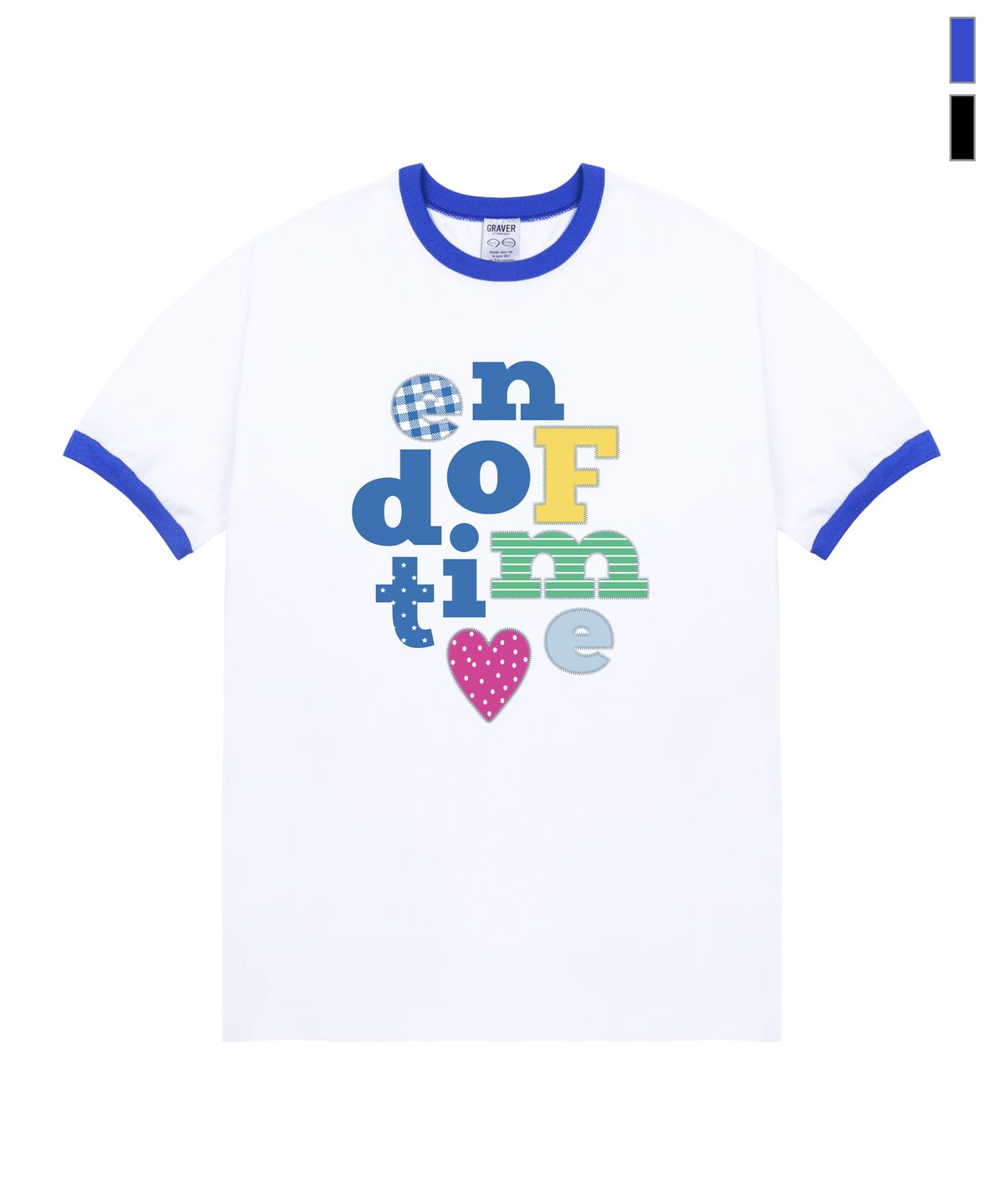그레이버(GRAVER) [UNISEX]END OF TIME 링거 반팔티_2color