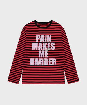 SP 스트라이프 롱슬리브 레드