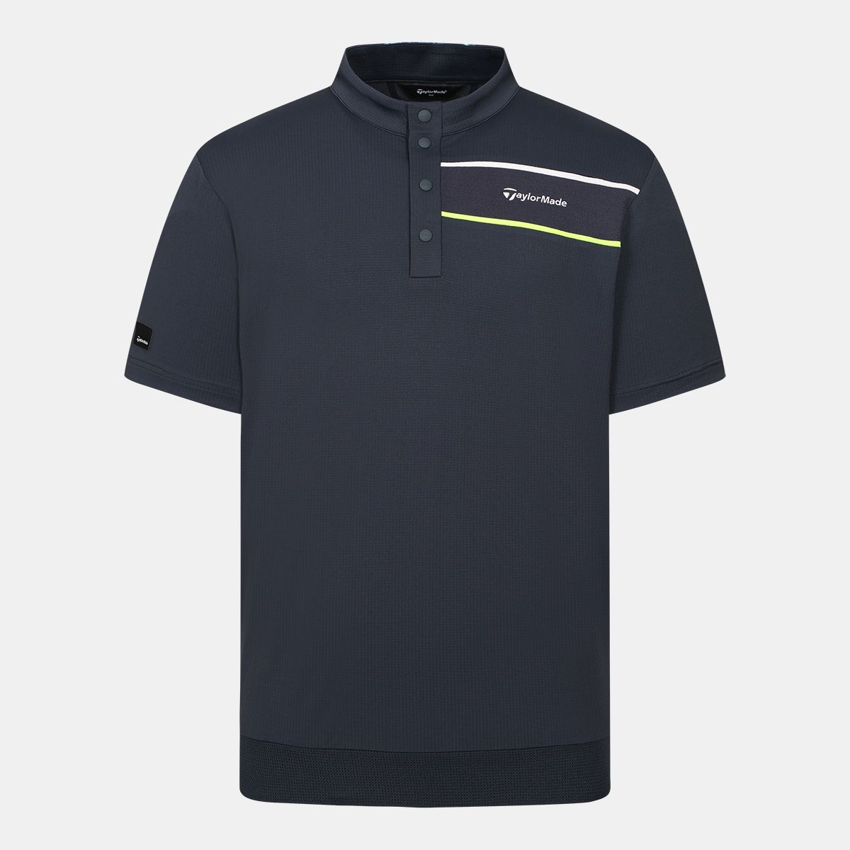 테일러메이드 어패럴(TAYLORMADE APPAREL) 남성 자카드 아노락 반팔 티셔츠 TTO-24HG41-905