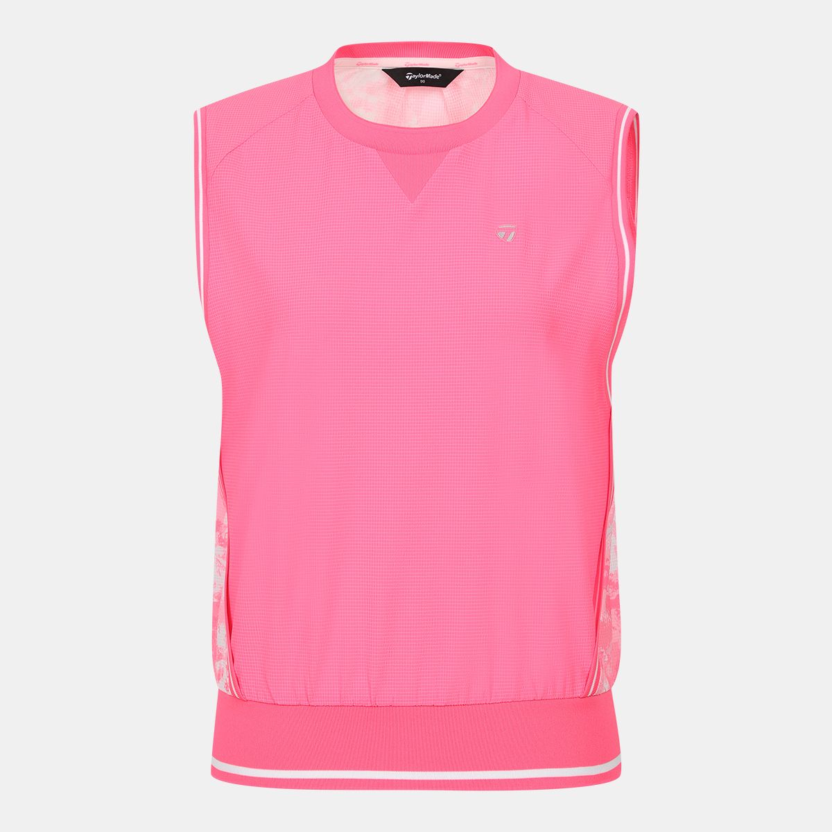 테일러메이드 어패럴(TAYLORMADE APPAREL) 여성 패턴 슬리브리스 티셔츠 TTO-64HG42-410
