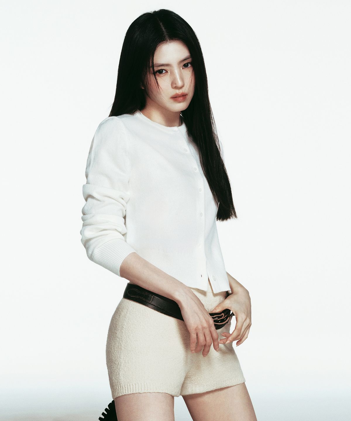 무신사 스탠다드 우먼(MUSINSA STANDARD WOMAN) 우먼즈 에센셜 라운드 넥 가디건 [아이보리]