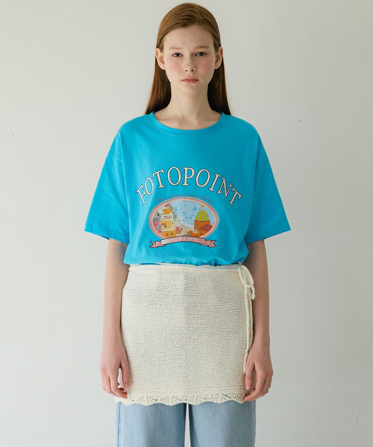 올리브 데 올리브(OLIVE DES OLIVE) 아트웍 포인트 반팔 티셔츠 OW5ME4190